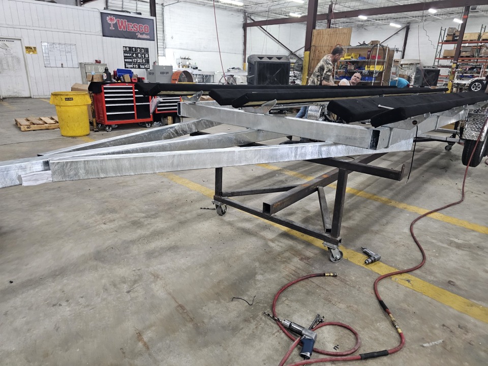 Galvanized Pontoon Trailers 5